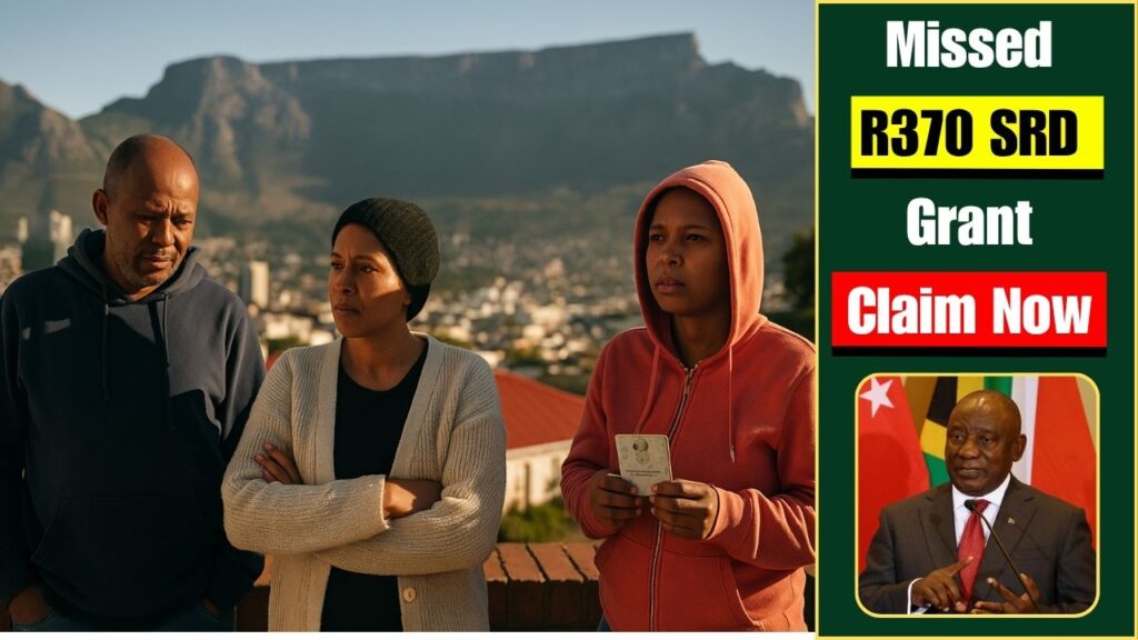 Missed Your R370 SRD Grant