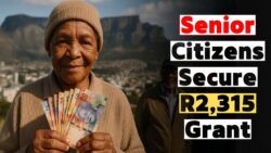 Seniors to receive R2,315 Old Age Grant – SASSA releases November 2025 disbursement plan